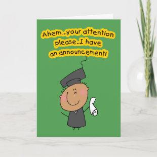 Cute Graduation Announcement Cards