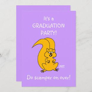 Daughters Backyard Graduation Party Funny Invites
