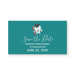 Dental Care Happy Tooth Graduation Save the Date