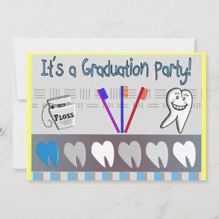 Dental Hygienist Graduation Invitations