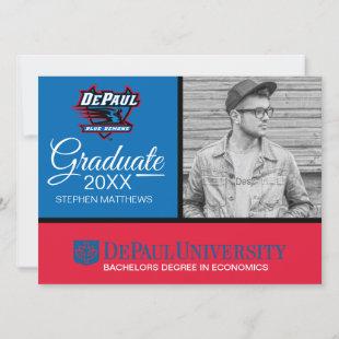 DePaul University Blue Demons Graduation Invitation