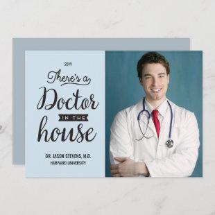 Doctor in House Medical Graduation Announcement