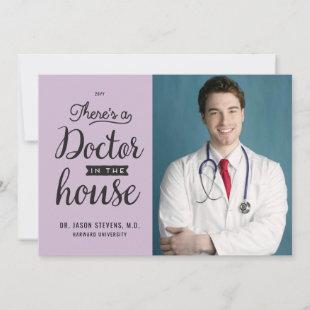 Doctor in House Medical Graduation Invitation