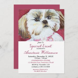 DOG-GONE FUN PARTY EVENT INVITE