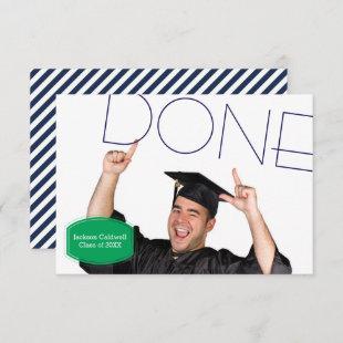 Done Photo - 3x5 Graduation Announcement