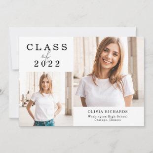 Double Photo | Class of 2022 Graduation Announcement