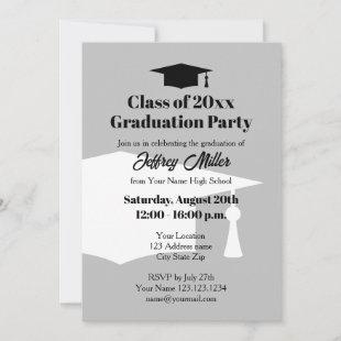 Download your own custom digital graduation party invitation