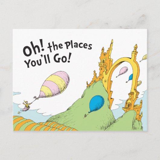 Dr. Seuss | Oh, The Places You'll Go! Postcard