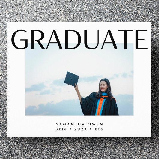 editable temple stylish college photo graduation