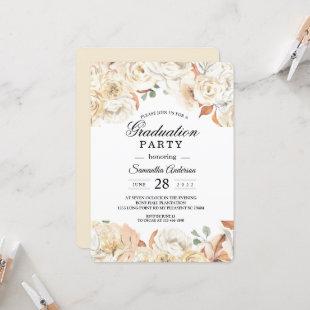 Elegant Beauty Floral Pastel Frame Invitation