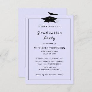 Elegant Graduation Invitation Your Colors and Font