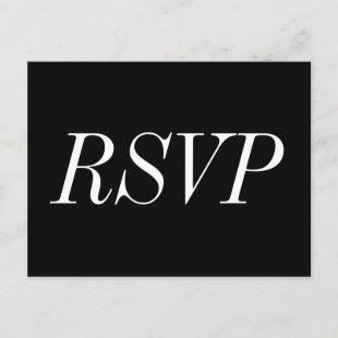 Elegant & Luxurious "RSVP" Postcard