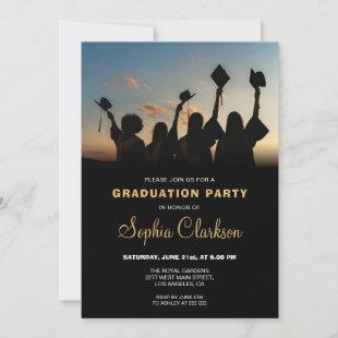Elegant Minimalist Graduation Invitation