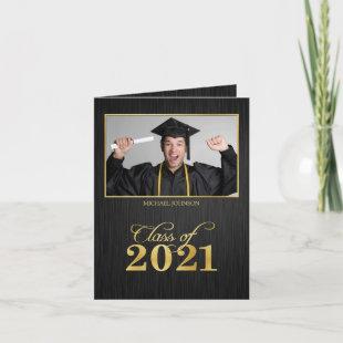 Elegant Photo Class of 2021 Graduation Party  Invitation