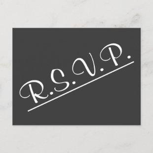 Elegant RSVP Postcard