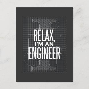 Engineer Funny Quote Invitation Postcard