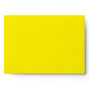 Envelope A7 Lemon Yellow Blank