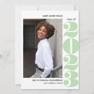 EPIC YEAR | MINT GREEN COLLEGE PHOTO GRADUATION  CARD