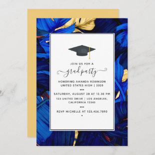 Exotic Tropical Forest Graduation Party Invitation