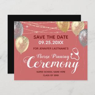 Fancy Nurse Pinning Ceremony Save the Date