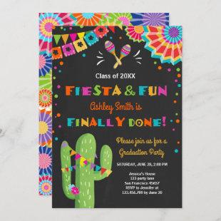 Fiesta and Fun Graduation Invitation party Mexican