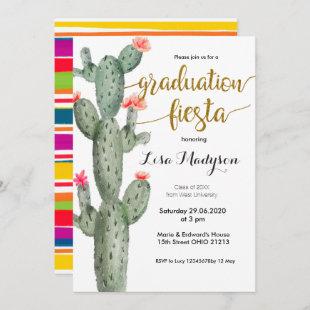 Fiesta Graduation Party Invite card