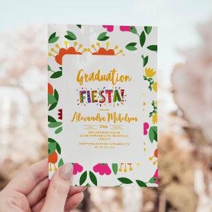 Fiesta graduation party, mexican theme graduation invitation