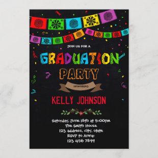 Fiesta graduation theme Party Invitation