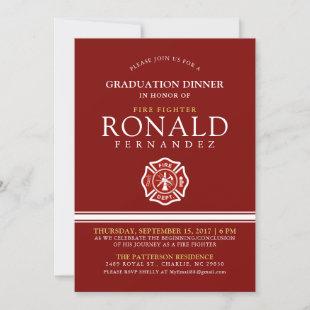 Fire Fighter Graduation Dinner | Event Invitation