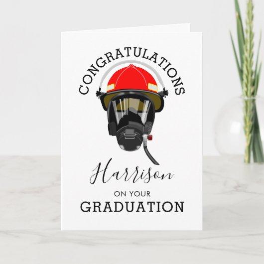 Fire Fighter Graduation | Passing Out Card