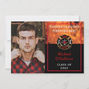 Firefighter Graduation Announcement