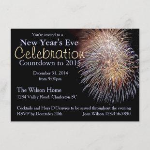 Fireworks Invitation Customize for Your Event