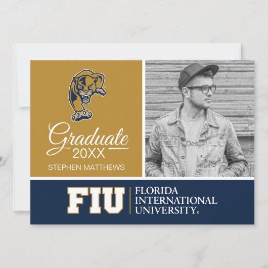 FIU Panthers Graduation Invitation