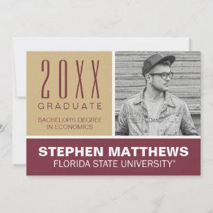Florida State Graduation Announcement