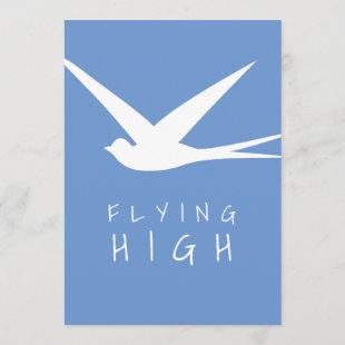 Flying High Pilot, Captain, Flight School Graduate Invitation