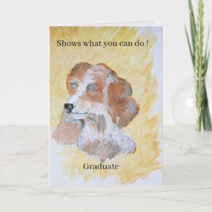 Folded Greeting Card  :  Graduation