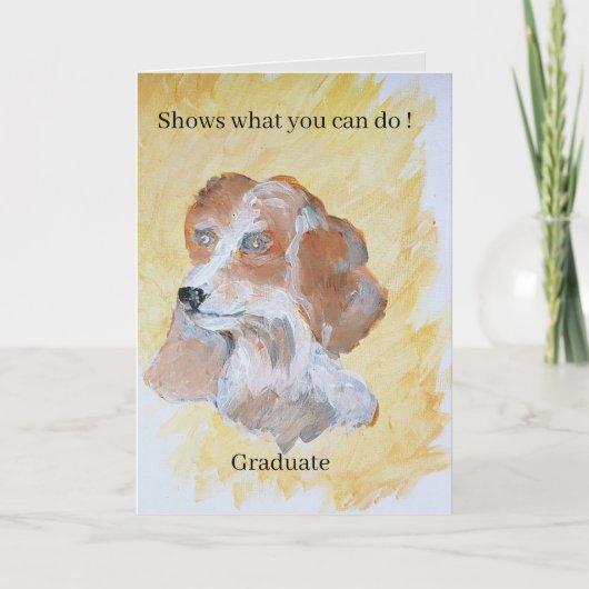 Folded Greeting Card  :  Graduation