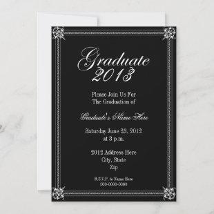 Formal Photo Graduation Invitation