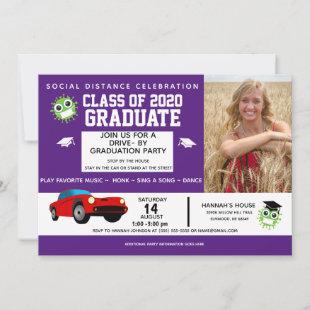 Fun Drive By Party 2020 Graduation Announcement
