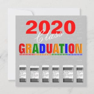 Fun Pharm-D Graduation Invitations 2020