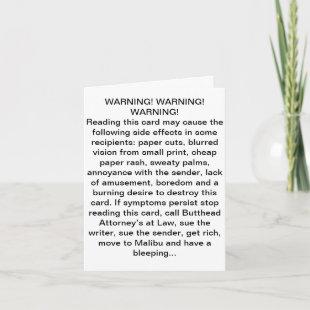 Funny Any Occasion Card