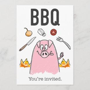 Funny BBQ Invitation
