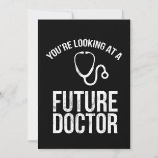 Funny Future Doctor Dr Phd Graduation Student Gift Invitation