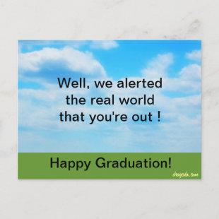 Funny Graduation Postcard