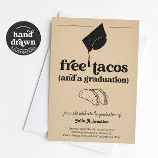 Funny Taco Graduation Party Invitation