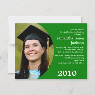 Future Dreamer Graduation Invitation (Green)