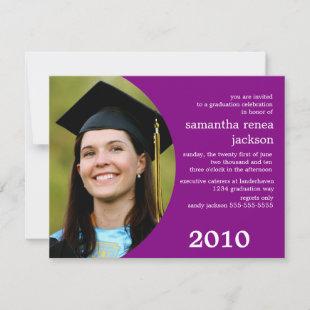 Future Dreamer Graduation Invitation (Purple)