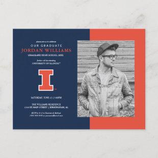 Future Illinois Graduate Announcement Postcard