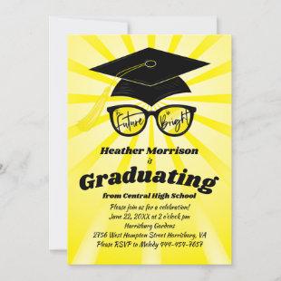Future is Bright Graduation Party Invitation