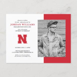 Future Nebraska Graduate Announcement Postcard